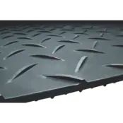 Ground Protection Mats, 112 cm x 244 cm, Black Diamond Plate