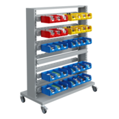 Workshop Trolley Fluxo  With Grab Container Rails