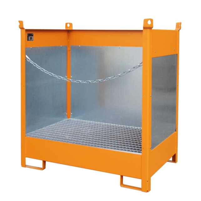 Drum Stacking Pallet With Spill Containment for 1, 2 or 4 Drums