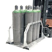 Gas Cylinder Pallets For Forklift, A safe and economical way to transport gas cylinders - Made in Germany