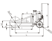 Rough Terrain Pallet Truck 1250 kg capacity