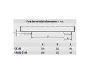 Heavy Duty Skip Container for forklift 4000Kg SK Series