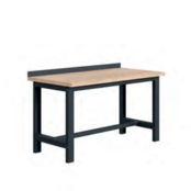 Rear Metal Edge for Worktop – Workbench Superstructure Accessory