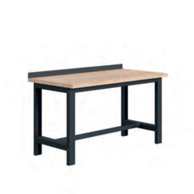 Rear Metal Edge for Worktop – Workbench Superstructure Accessory