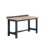 Salesbridges Rear Metal Edge for Worktop – Workbench Superstructure Accessory