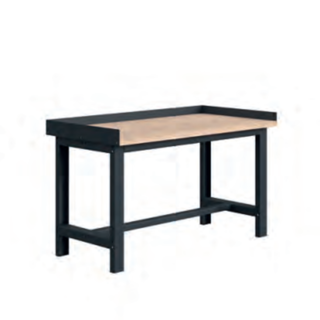 3-Sided Metal Edge for Worktop – Workbench Superstructure Accessory
