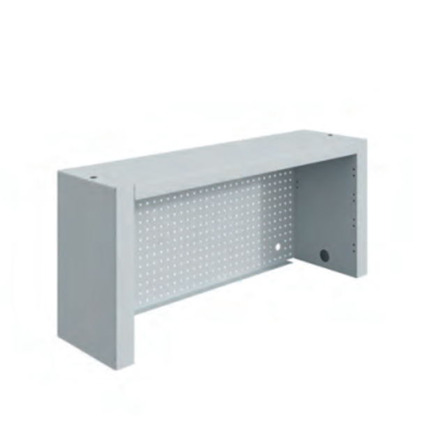 Perforated Panel for Upper Shelf Extension