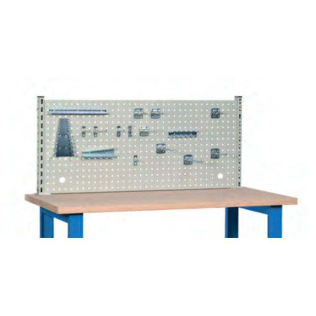 Perforated Back Panel with 2 Uprights