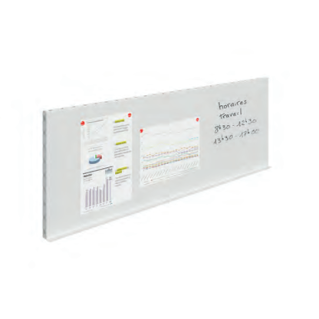 Magnetic Whiteboard for Superstructure Uprights