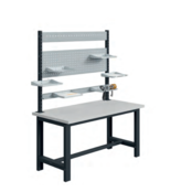 Steel Shelf for Grab Container Rails & Uprights – Epoxy-Coated