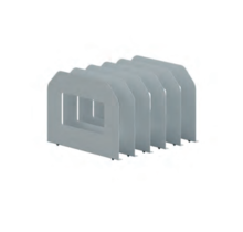 6-Divider Set – H350×D500mm Steel Shelf Organizers