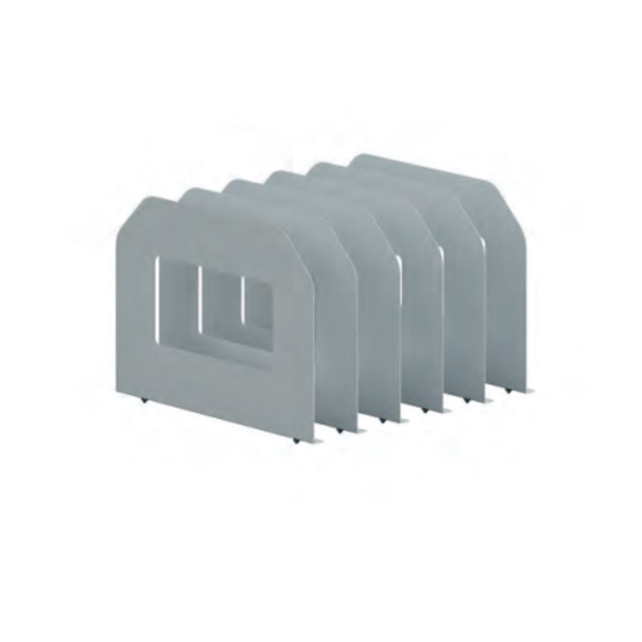 6-Divider Set – H350×D500mm Steel Shelf Organizers