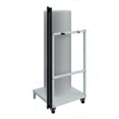 Mobile Vertical Roll Dispenser – With/Without Cutter Bar