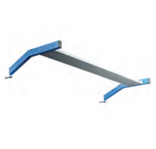 Lighting and Tool Support with Reclining & Depth Adjustable Metal Plate
