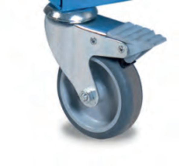 Set of 4 Swivel Castors – 100 mm with Brakes for SI & PTH