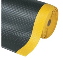 Bubble Sof-Tred™ Anti-Fatigue Mat – Black/Yellow
