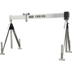Mobile Gantry Crane Aluminum  1.5Ton Beam Length 4.0 meters