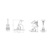 CNMH Horizontal Lifting Clamp – Secure Lifting for Flat Materials CNMH Horizontal Lifting Clamp – Secure Lifting for Flat Materials