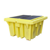 IBC Tote Space‑Saver Spill Pallet 275 gal – Yellow