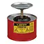 Salesbridges Safety Plunger Cans 1008 plunger can Red - Justrite