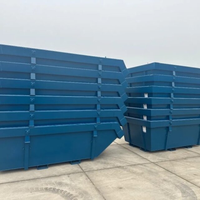 Skip Waste Container 6 cbm with froks pockets  - CE