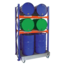 Salesbridges Drum Rack Shelves with Sump Tray 8x 200L Drums Horizontal and Vertical