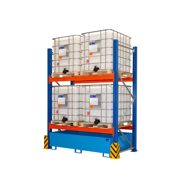 Environmental Racking UR Series – Spill Containment Storage for Drums & IBCs