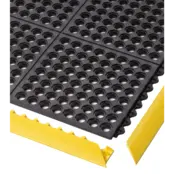 Cushion Ease™ Nitrile FR 650SFR Notrax modular mats Black
