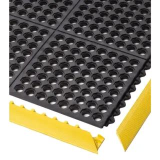 Cushion Ease™ Nitrile FR 650SFR Notrax modular mats Black
