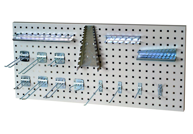Tool Holder Accessories for Perforated Panels – Hooks & Racks