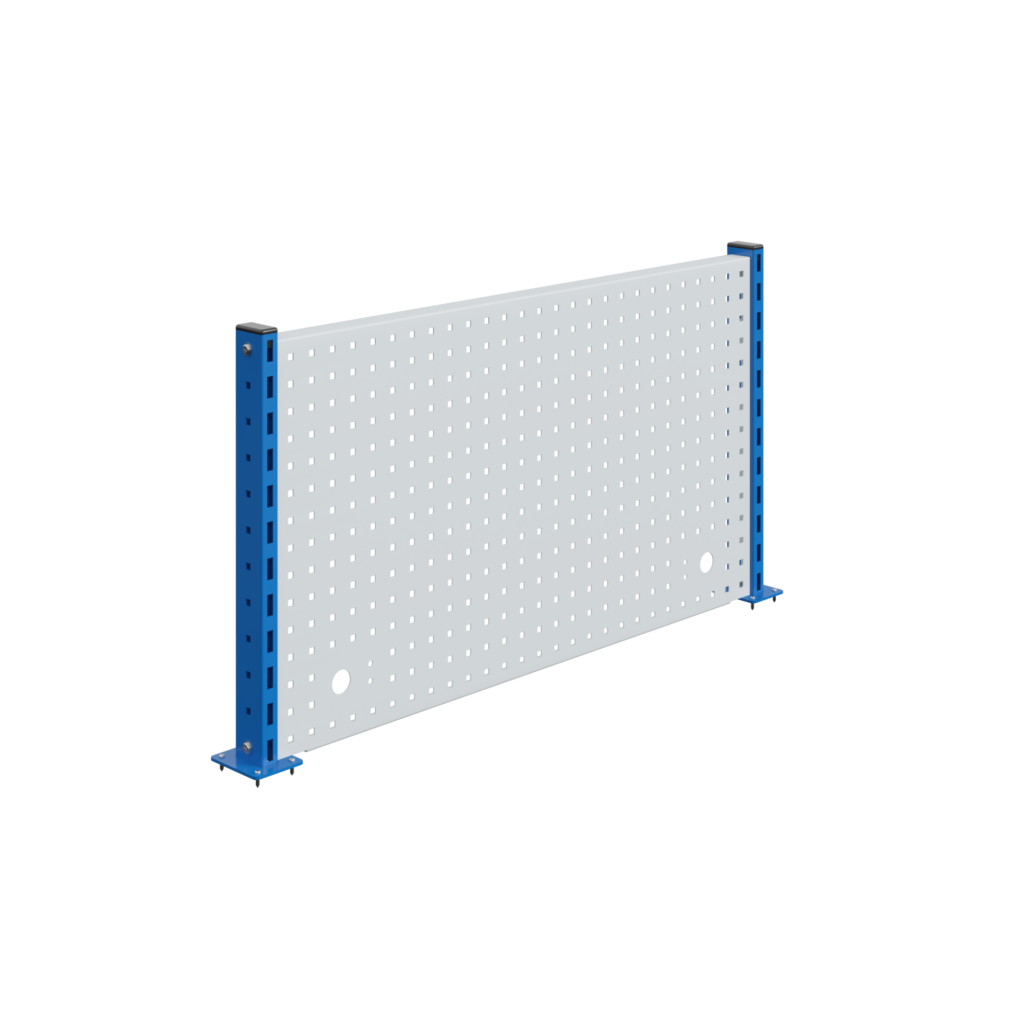 Perforated Back Panel with 2 Uprights – Tool Storage for Workbenches