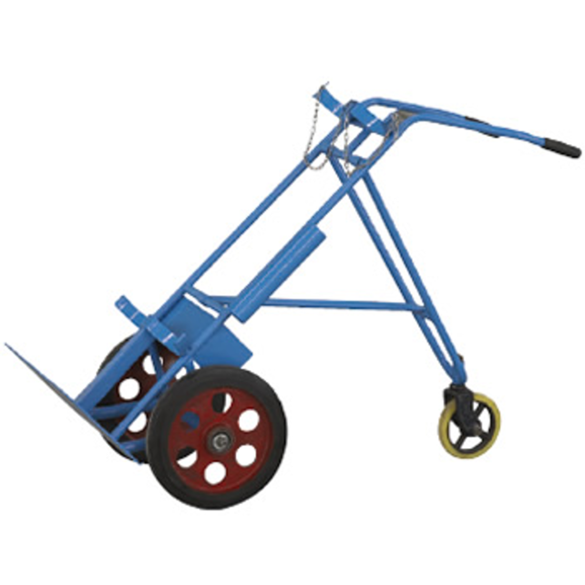 Gas Cylinder Trolley For Double Cylinders With Support Wheel Gas Cylinder Trolley For Double Cylinders With Support Wheel
