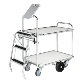 Order Picking Shelf Trolley Roll container e-commerce -2 levels