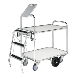 Order Picking Shelf Trolley Roll container e-commerce -2 levels