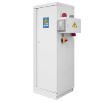 Lithium Battery Safety Cabinet 1 Door, 3 Phase, Pre-Equipped with Alarm, Extinguisher & Power Rack, Fire Resistance 90 Min, 1950x785x620 mm