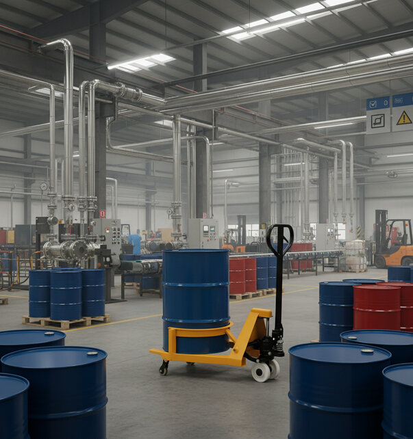 Hydraulic Drum Lifter 55 Gallon Steel Drum