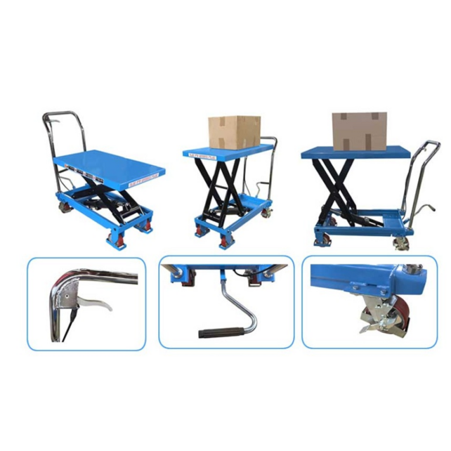 Mobile Lift Table 850x500, Capacity 500 Kg Max Lifting Height 880 mm