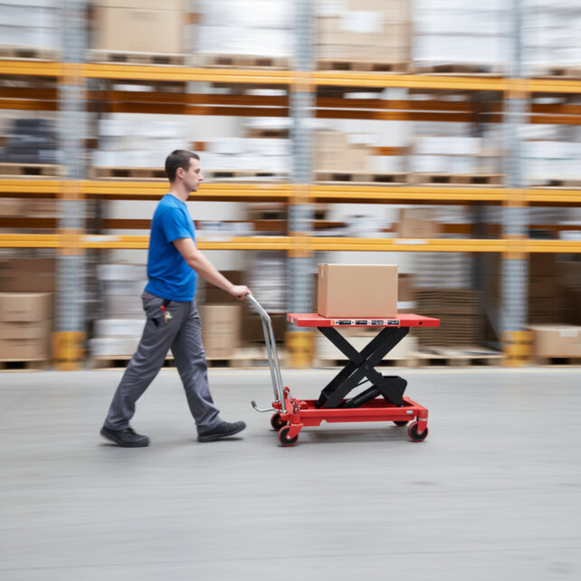 Mobile Lift Table 850x500, Capacity 500 Kg Max Lifting Height 880 mm