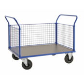 Luggage Cart, Mesh End Panel Platform Truck – 500 kg Capacity