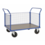 Salesbridges Luggage Cart, Mesh End Panel Platform Truck – 500 kg Capacity