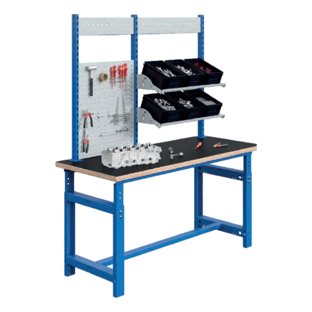 SI Heavy-Duty Workbench / Work Table, 1000 kg Capacity – Adjustable Height