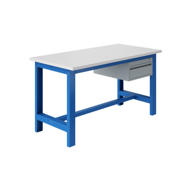 SI Heavy-Duty Workbench / Work Table, 1500 kg Capacity – Fixed Height