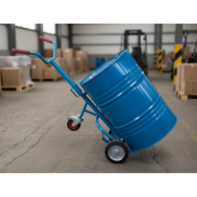 Drum Truck Max Load 400 Kg - 3 wheels Ergonomic