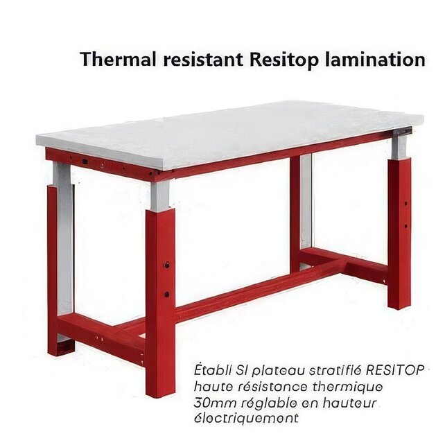 SI Workbench / Work Table, 300 kg Capacity – Electrical height adjustable