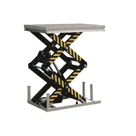 Stationary Electrical Lifting Table, 1700x1200 mm, 4 ton, with Double Scissors up to 2050 mm