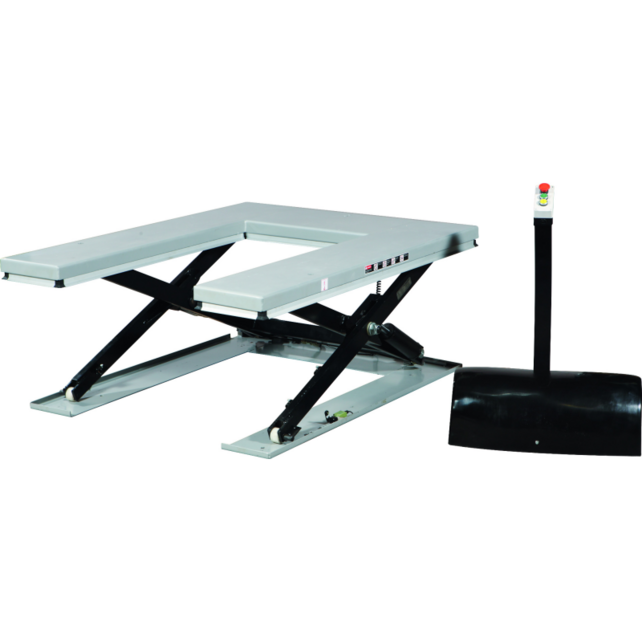 U-Lift Table 600kg, 1450x985mm | U-Shaped Scissor Lift Table for Pallets & Assembly