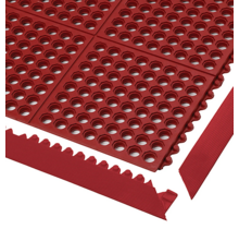 Cushion Ease™ kitchen wet area floor mats Red