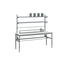 Packing Table L 2000x800mm Laminate | Height Adjustable Packing Table with Cutter & Rollers 300kg