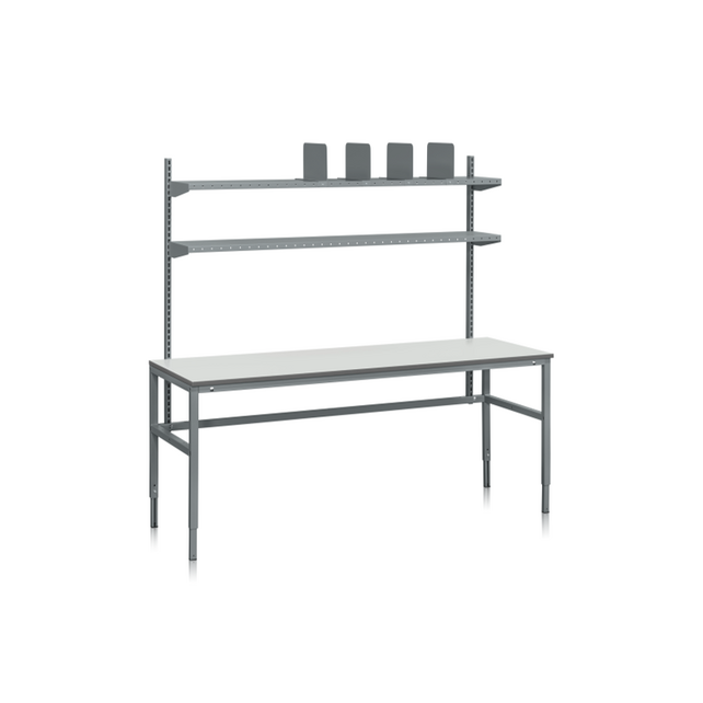 Packing Table S 1600x800mm Laminate | Height Adjustable Industrial Packing Workbench 300kg