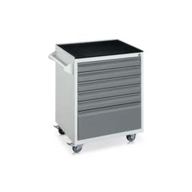 Workshop Trolley with 6 Drawers | Lockable Tool Trolley 200kg Load